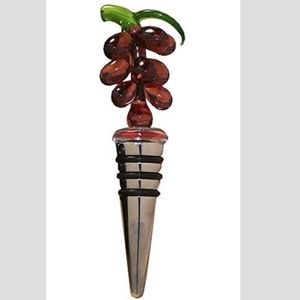 Murano Art Deco Grapes Stopper